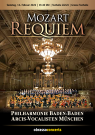 Broschüre: Mozart Requiem in der Tonhalle Zürich