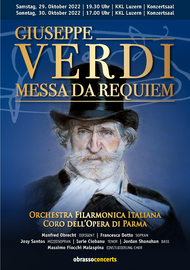 Konzertbroschüre: Verdi Requiem 2022 im KKL Luzern