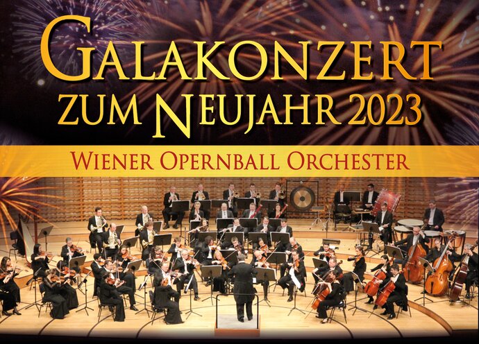 Das Neujahrskonzert 2023 im KKL Luzern mit dem Wiener Opernball Orchester | © Obrasso Concerts