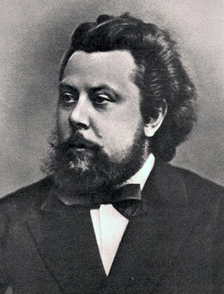 Der Komponist Modest Petrowitsch Mussorgski