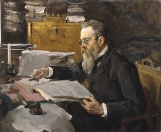 Der Komponist Nikolai Andrejewitsch Rimski-Korsakow