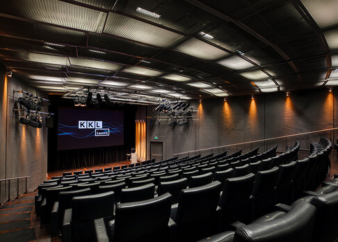 Im Auditorium (KKL Luzern) findet die Lucerne International Soloist Competition statt