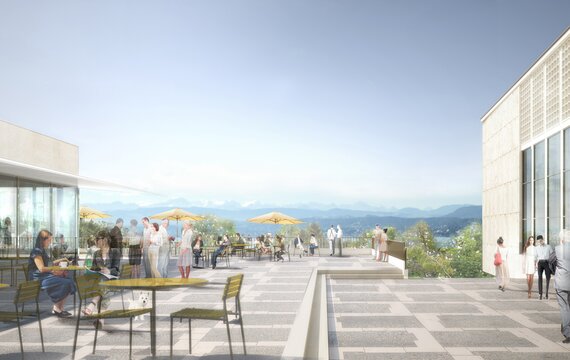 Die neue Terrasse des Kongresshaus Zürich