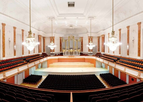 Der Musiksaal im Stadtcasino Basel hat Platz für 1397 Personen