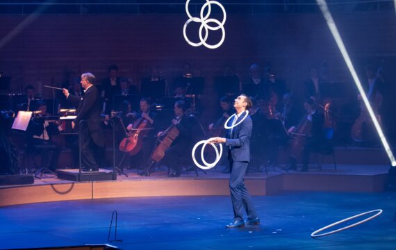 David Severins: Jonglage im KKL Luzern